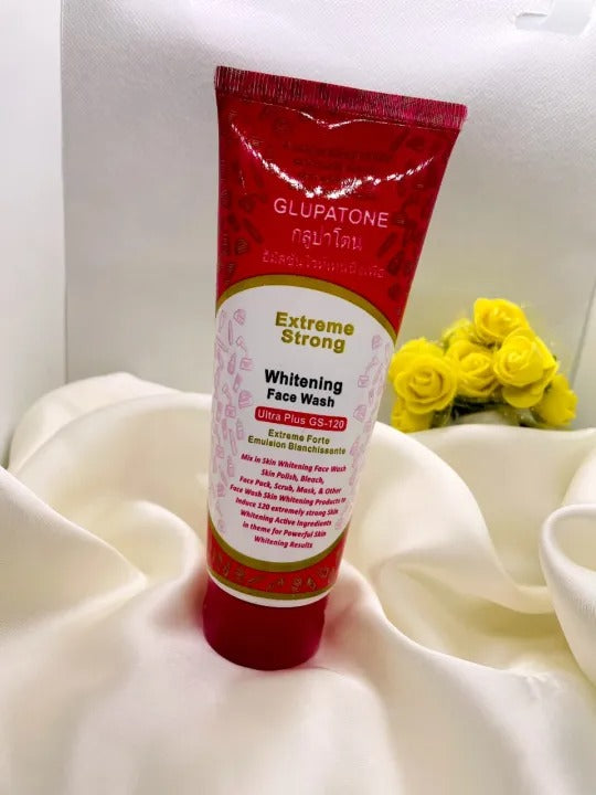 Glupatone Whitening Face Wash Gs 120 – Extreme Strong Powerful Whitening For Clear Skin 100ml