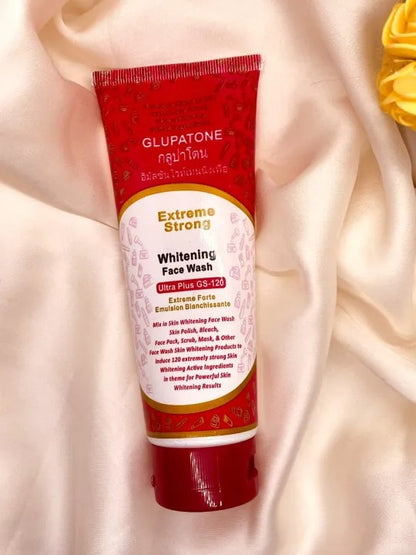 Glupatone Whitening Face Wash Gs 120 – Extreme Strong Powerful Whitening For Clear Skin 100ml