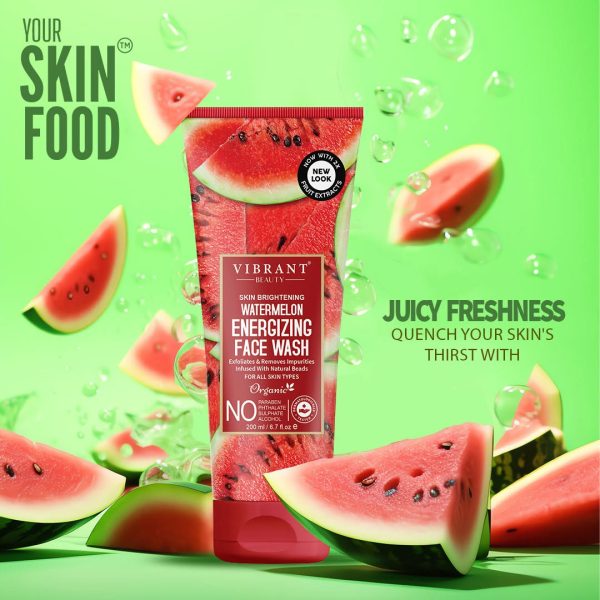 Vibrant Beauty Brightening Watermelon Energizing Face Wash 100ML