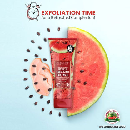 Vibrant Beauty Brightening Watermelon Energizing Face Wash 100ML