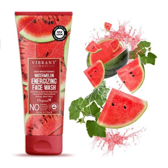 Vibrant Beauty Brightening Watermelon Energizing Face Wash 100ML