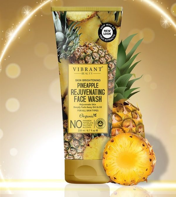 Vibrant Beauty Skin Brightening Pineapple Rejuvenating Face Wash 100ML