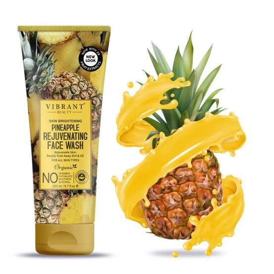 Vibrant Beauty Skin Brightening Pineapple Rejuvenating Face Wash 100ML