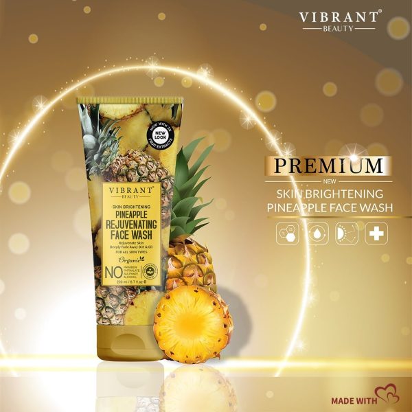 Vibrant Beauty Skin Brightening Pineapple Rejuvenating Face Wash 100ML